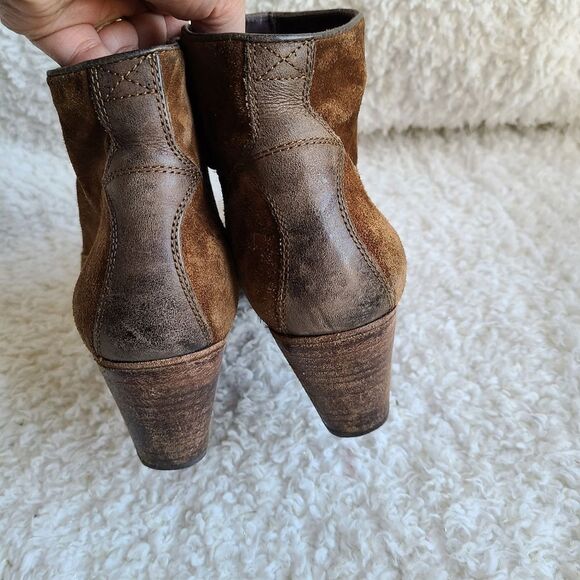 N.D.C. Made by Hand Suede Leather Ankle Boots - Picture 8 of 11
